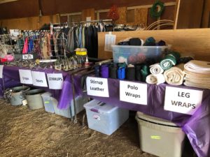 Tack Sale - Sunday March 21, 2021