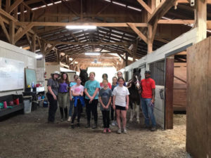 Junior Girl Scout Troop 11808 at Bearfoot Ranch