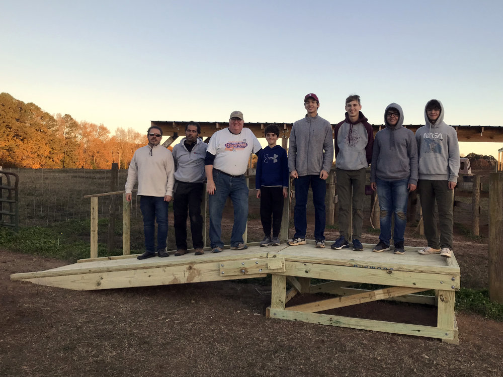 Boy Scout earns Eagle Scout Award for building ramp at Bearfoot Ranch