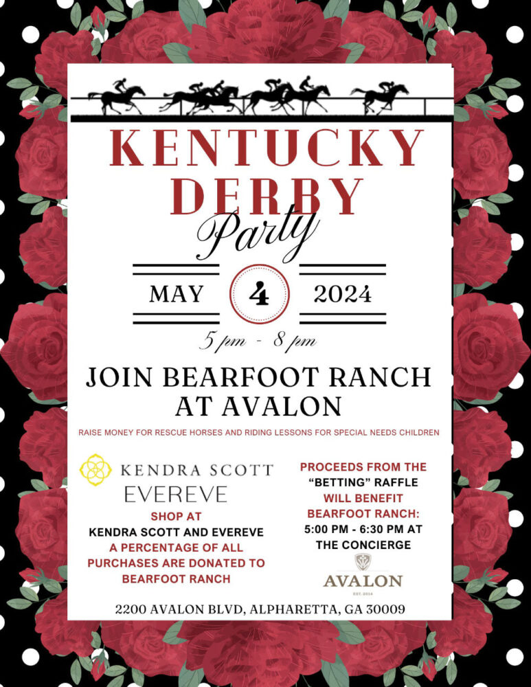 Join Bearfoot Ranch at Avalon for the Kentucky Derby Party!